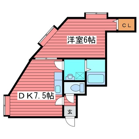 カーサ月寒の物件間取画像